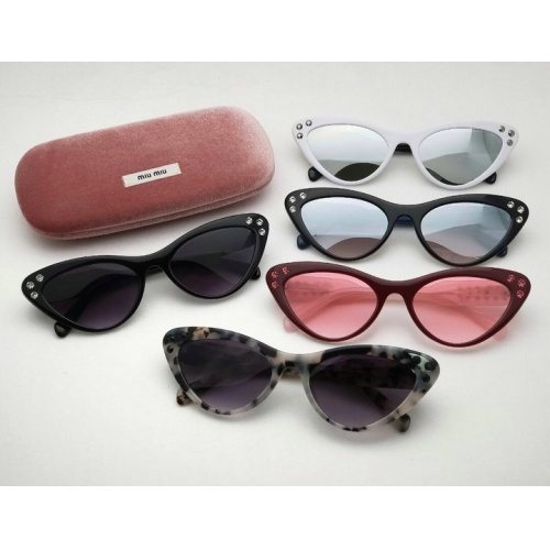 Replica MIU MIU AAA Quality Sunglasses #460247 $66.00 USD for Wholesale