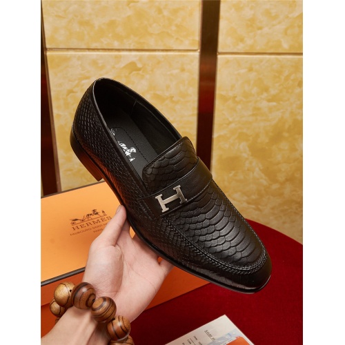 Armani Leather Shoes For Men #462743 $85.00 USD, Wholesale Replica Armani Leather Shoes