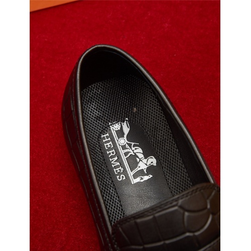 Replica Armani Leather Shoes For Men #462744 $85.00 USD for Wholesale