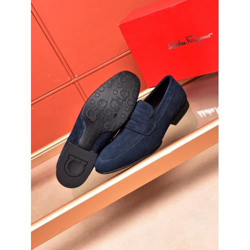 Replica Salvatore Ferragamo SF Leather Shoes For Men #463199 $82.00 USD for Wholesale