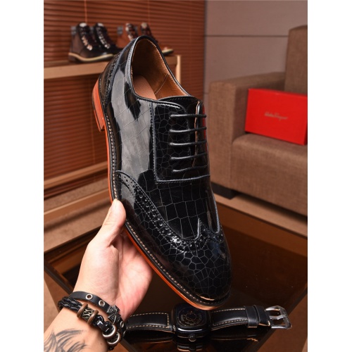 Salvatore Ferragamo SF Leather Shoes For Men #463200 $85.00 USD, Wholesale Replica Salvatore Ferragamo Leather Shoes