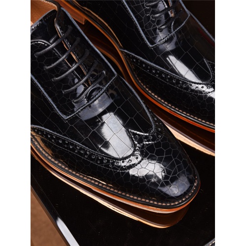 Replica Salvatore Ferragamo SF Leather Shoes For Men #463200 $85.00 USD for Wholesale