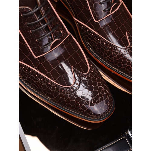 Replica Salvatore Ferragamo SF Leather Shoes For Men #463202 $85.00 USD for Wholesale