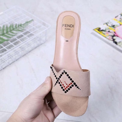 Fendi Slippers For Women #463782 $67.00 USD, Wholesale Replica Fendi Slippers