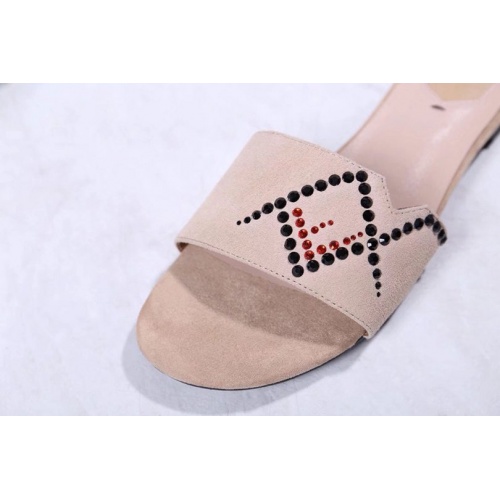 Replica Fendi Slippers For Women #463782 $67.00 USD for Wholesale