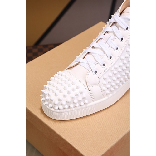 Replica Christian Louboutin CL High Tops Shoes For Men #464162 $80.00 USD for Wholesale