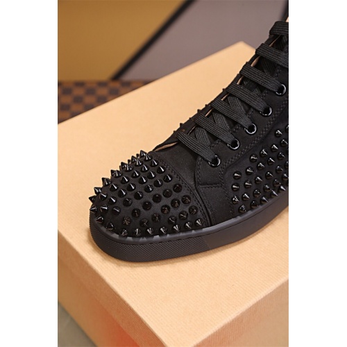 Replica Christian Louboutin CL High Tops Shoes For Men #464164 $80.00 USD for Wholesale