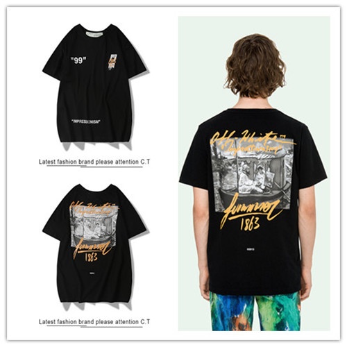 Replica Off-White T-Shirts Short Sleeved For Men #464911 $27.00 USD for Wholesale
