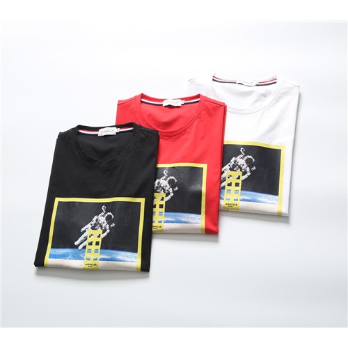 Replica Moncler T-Shirts Short Sleeved For Men #465532 $26.50 USD for Wholesale