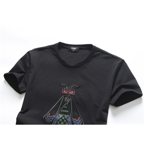 Replica Fendi T-Shirts Short Sleeved For Men #465614 $26.50 USD for Wholesale