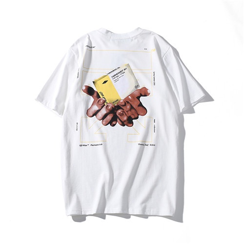 Off-White T-Shirts Short Sleeved For Men #467655 $26.50 USD, Wholesale Replica Off-White T-Shirts