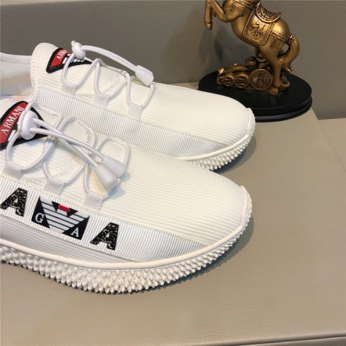 Replica Armani Casual Shoes For Men #468848 $75.00 USD for Wholesale