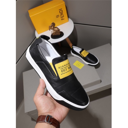 Replica Fendi Casual Shoes For Men #469284 $82.00 USD for Wholesale