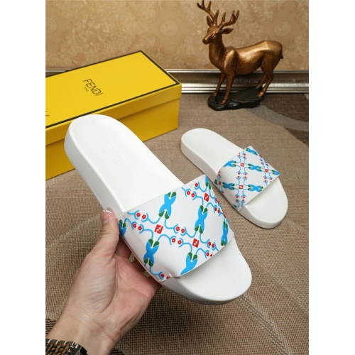 Replica Fendi Fashion Slippers For Men #469335 $39.00 USD for Wholesale
