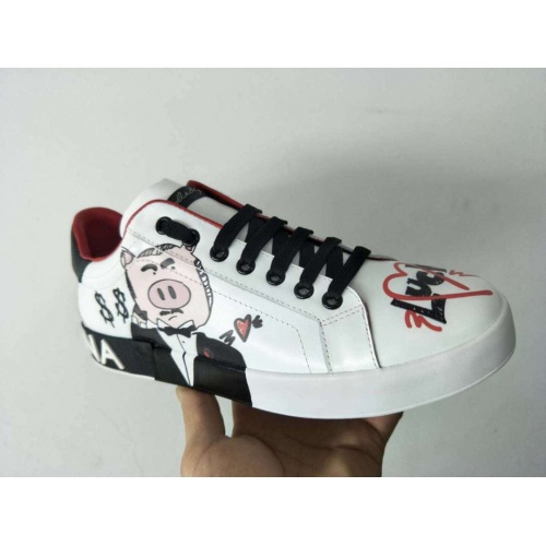 Replica Dolce&Gabbana DG Casual Shoes For Women #469654 $85.00 USD for Wholesale