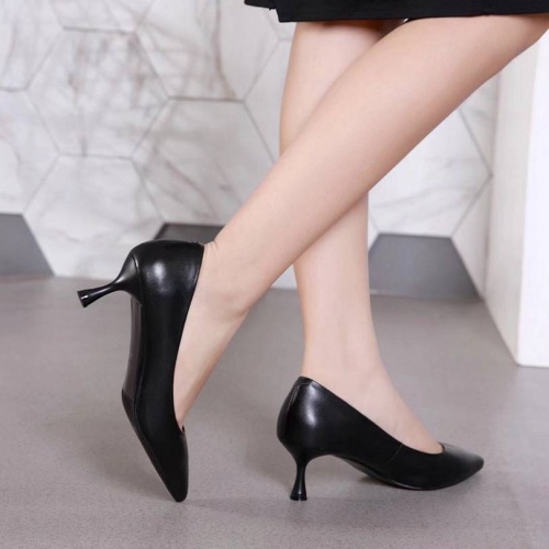Prada High-heeled Shoes For Women #469913 $68.00 USD, Wholesale Replica Prada High-heeled Shoes