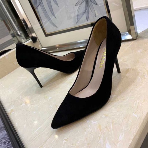 Replica Prada High-heeled Shoes For Women #469915 $68.00 USD for Wholesale