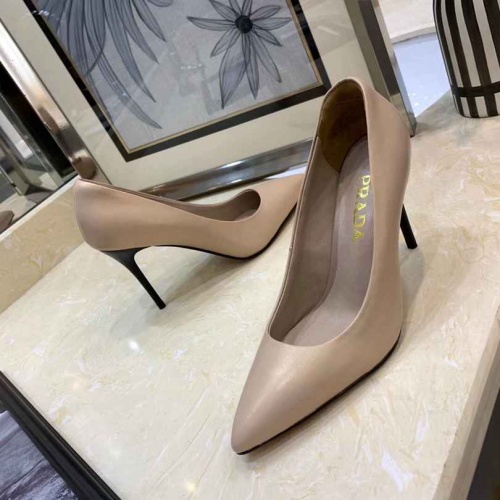 Replica Prada High-heeled Shoes For Women #469916 $68.00 USD for Wholesale