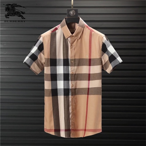 Burberry Shirts Short Sleeved For Men #469957 $40.00 USD, Wholesale Replica Burberry Shirts