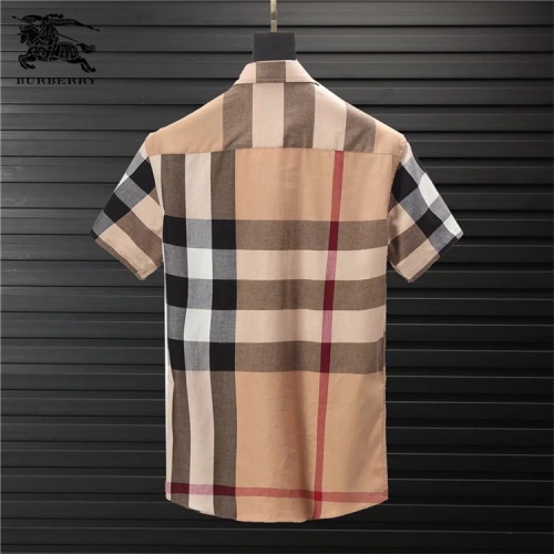 Replica Burberry Shirts Short Sleeved For Men #469957 $40.00 USD for Wholesale