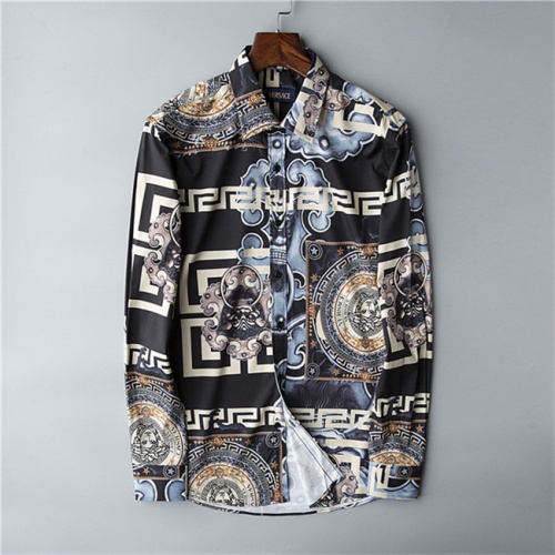 Versace Shirts Long Sleeved For Men #469984