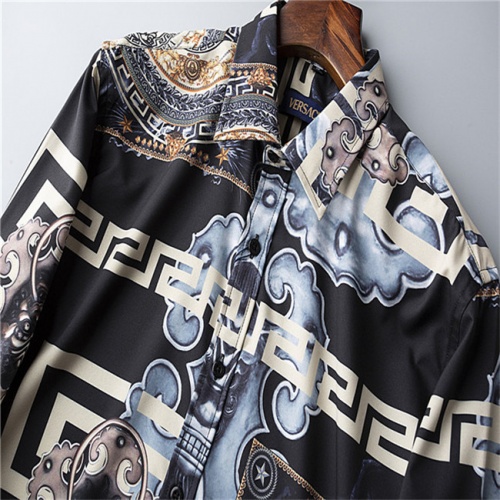 Replica Versace Shirts Long Sleeved For Men #469984 $39.00 USD for Wholesale