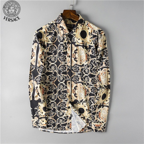 Versace Shirts Long Sleeved For Men #469987