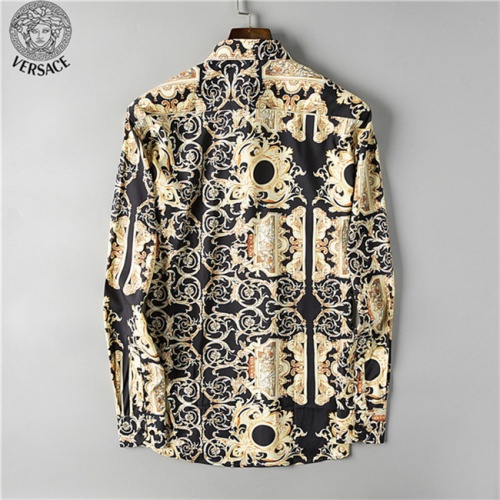 Replica Versace Shirts Long Sleeved For Men #469987 $39.00 USD for Wholesale