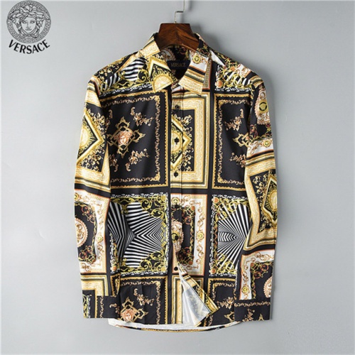 Versace Shirts Long Sleeved For Men #469988
