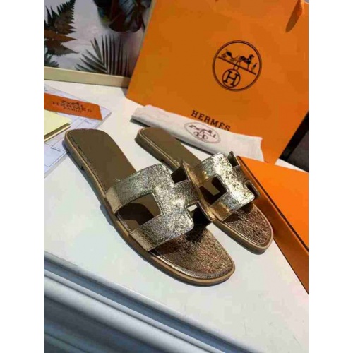 Hermes Fashion Slippers For Women #470625 $82.00 USD, Wholesale Replica Hermes Slippers