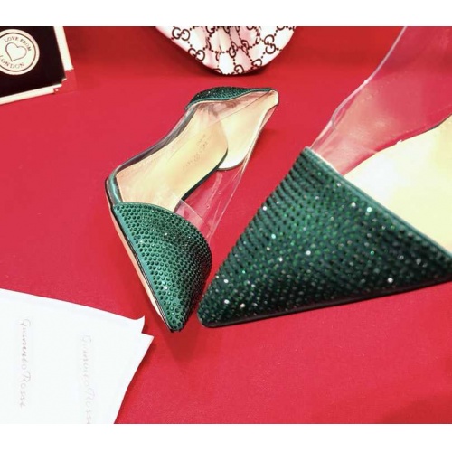 Replica Gianmarco Lorenzi High-heeled Shoes For Women #470699 $108.00 USD for Wholesale