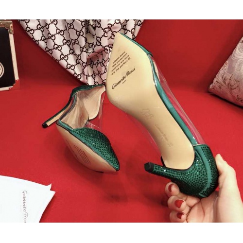Replica Gianmarco Lorenzi High-heeled Shoes For Women #470699 $108.00 USD for Wholesale