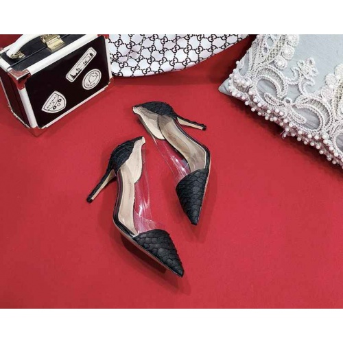 Replica Gianmarco Lorenzi High-heeled Shoes For Women #470700 $108.00 USD for Wholesale