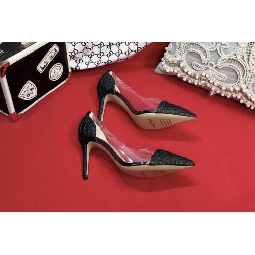 Replica Gianmarco Lorenzi High-heeled Shoes For Women #470704 $108.00 USD for Wholesale