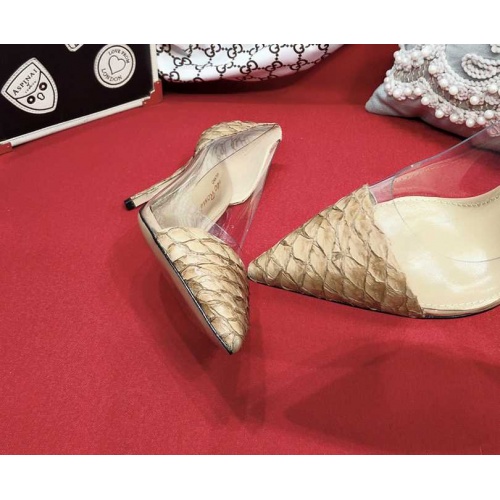 Replica Gianmarco Lorenzi High-heeled Shoes For Women #470705 $108.00 USD for Wholesale