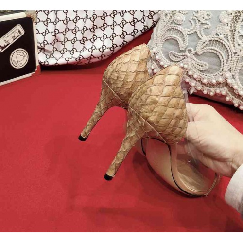 Replica Gianmarco Lorenzi High-heeled Shoes For Women #470705 $108.00 USD for Wholesale