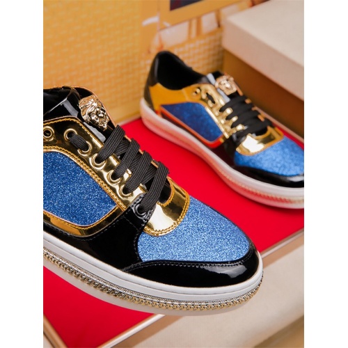 Replica Versace Casual Shoes For Men #471493 $77.00 USD for Wholesale