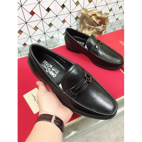 Salvatore Ferragamo SF Leather Shoes For Men #471843 $78.00 USD, Wholesale Replica Salvatore Ferragamo Leather Shoes