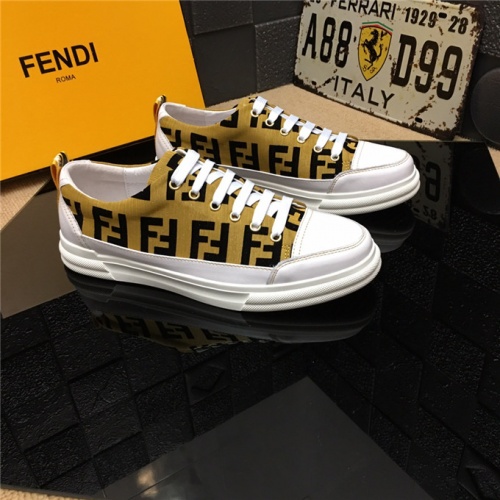 Replica Fendi Casual Shoes For Men #472705 $75.00 USD for Wholesale
