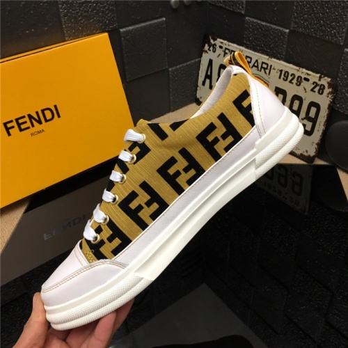 Replica Fendi Casual Shoes For Men #472705 $75.00 USD for Wholesale