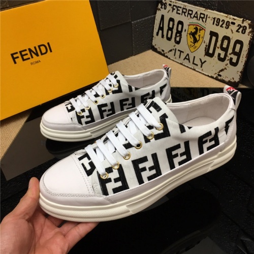 Replica Fendi Casual Shoes For Men #472706 $75.00 USD for Wholesale