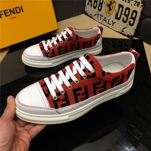 Replica Fendi Casual Shoes For Men #472708 $75.00 USD for Wholesale
