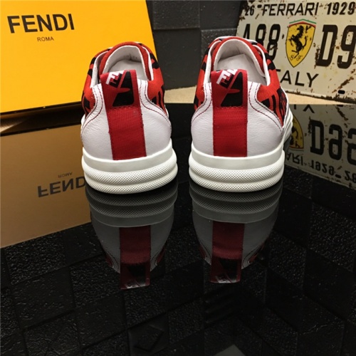 Replica Fendi Casual Shoes For Men #472708 $75.00 USD for Wholesale