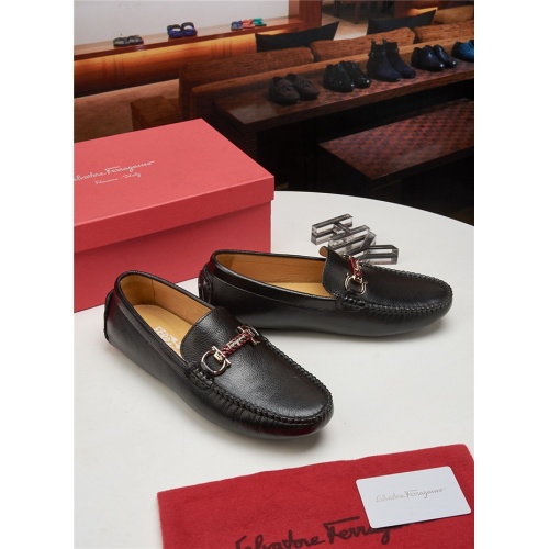 Salvatore Ferragamo SF Leather Shoes For Men #472717 $75.00 USD, Wholesale Replica Salvatore Ferragamo Leather Shoes