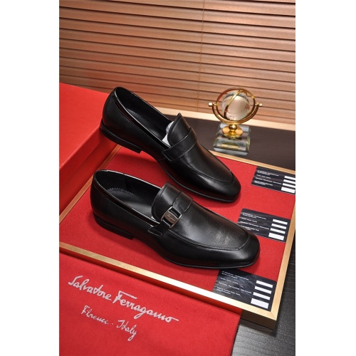 Salvatore Ferragamo SF Leather Shoes For Men #472733 $85.00 USD, Wholesale Replica Salvatore Ferragamo Leather Shoes
