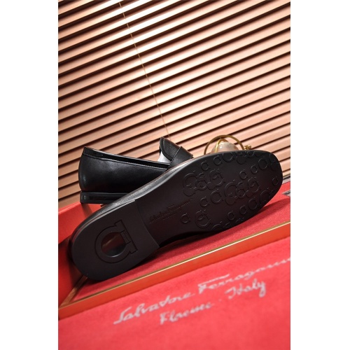 Replica Salvatore Ferragamo SF Leather Shoes For Men #472733 $85.00 USD for Wholesale