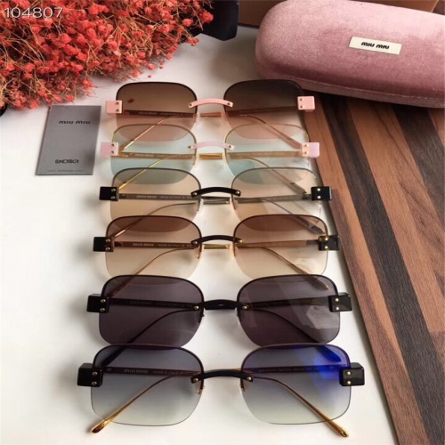 Replica MIU MIU AAA Quality Sunglasses #474927 $68.00 USD for Wholesale