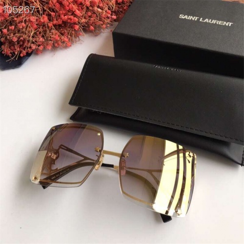 Yves Saint Laurent YSL AAA Quality Sunglasses #474991 $64.00 USD, Wholesale Replica Yves Saint Laurent YSL AAA Quality Sunglasses
