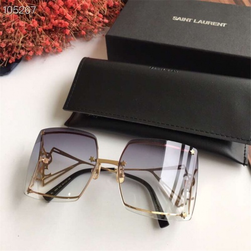 Yves Saint Laurent YSL AAA Quality Sunglasses #474992 $64.00 USD, Wholesale Replica Yves Saint Laurent YSL AAA Quality Sunglasses