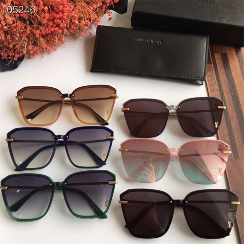 Replica Yves Saint Laurent YSL AAA Quality Sunglasses #474997 $64.00 USD for Wholesale